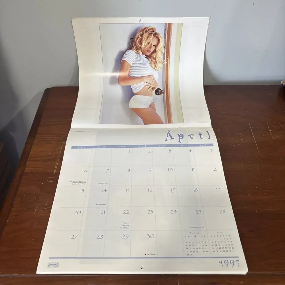 Pamela Anderson 1997 Calendar 90s Pamela Lee Official Merch Collectible RARE